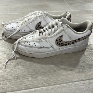 cheetah print mike air force’s